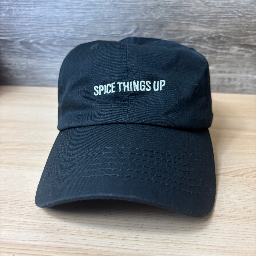 Bacardi Hat Cap Strap Back Black Spice‎ Things Up Adjustable